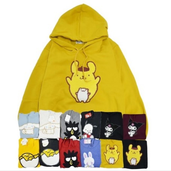 New Sanrio Fleece Hoodie Sweaters Size US Large / Japan LL - Picture 1 of 14